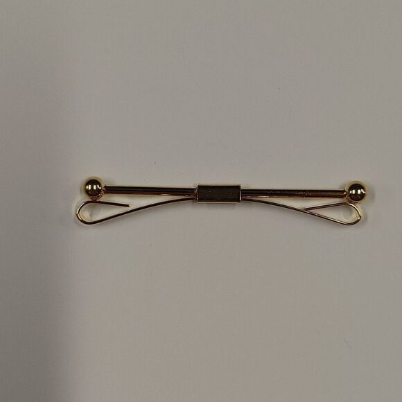 MEN'S CONTEMPORARY COLLAR BARS. SILVER. - Picture 4 of 5